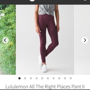 Lululemon All the Right Places Pant II